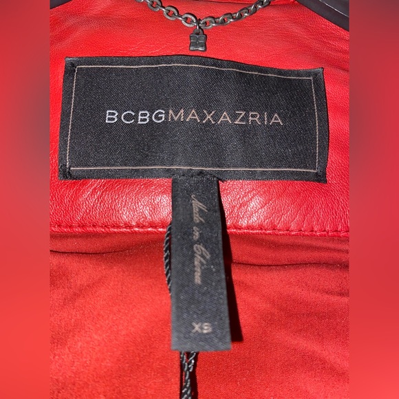 BCBGMAXAZRIA Genuine Leather Jacket - Picture 3 of 5